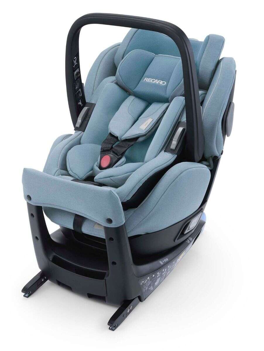 Scaun auto cu isofix, rotativ 360° salia elite prime frozen blue
