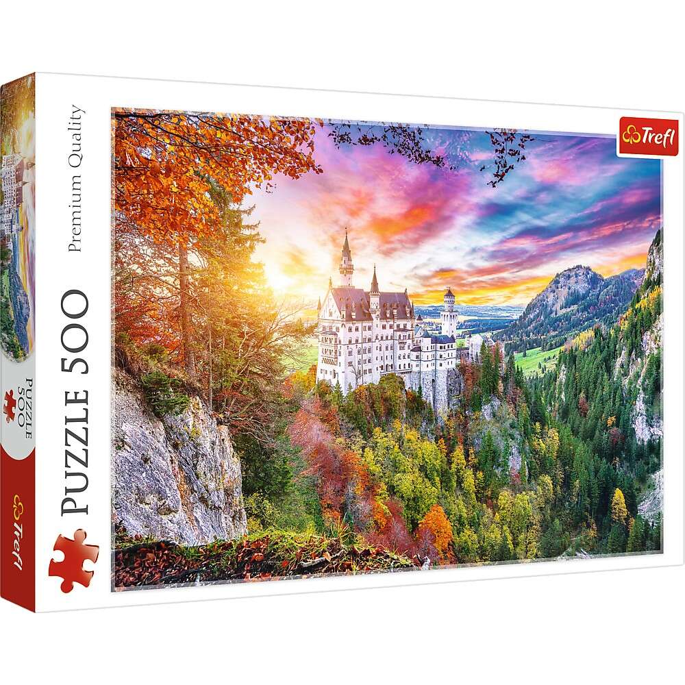 Puzzle 500 piese - Neuschwanstein Castle | Trefl