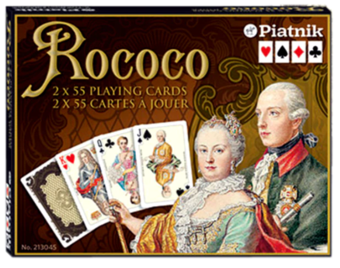 Set 2 carti de joc - Rococo | Piatnik