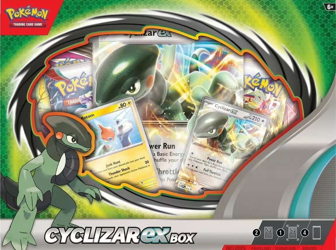 Joc de carti - Pokemon TCG: Cyclizar Ex Box | The Pokemon Company