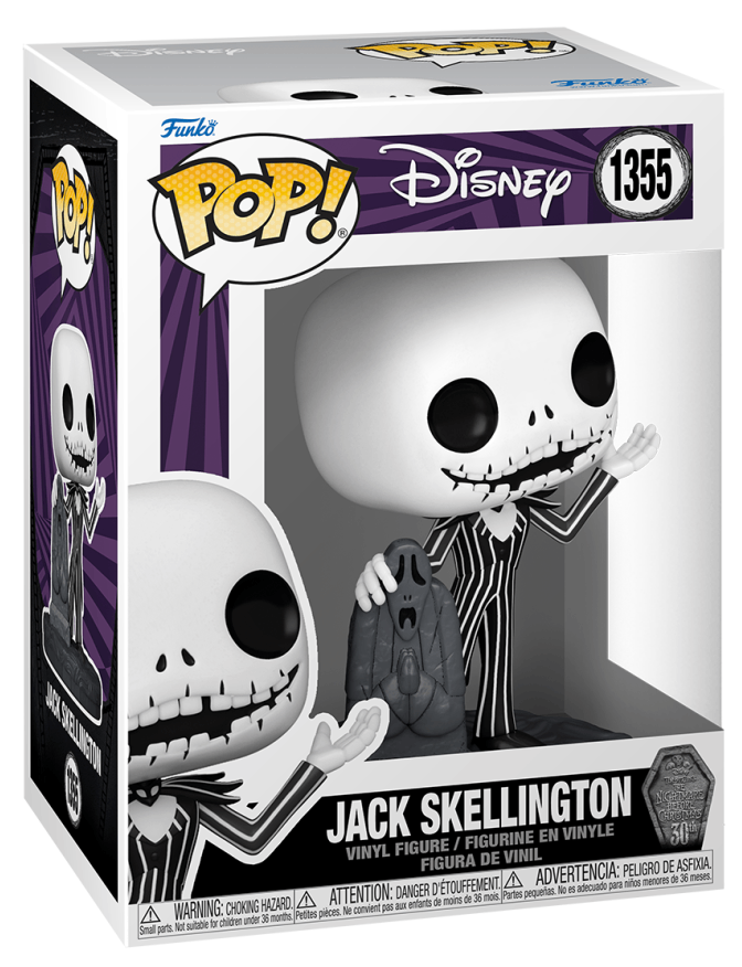 Figurina - Disney - Nightmare before Christmas 30th - Jack Skellington with Gravestone | Funko