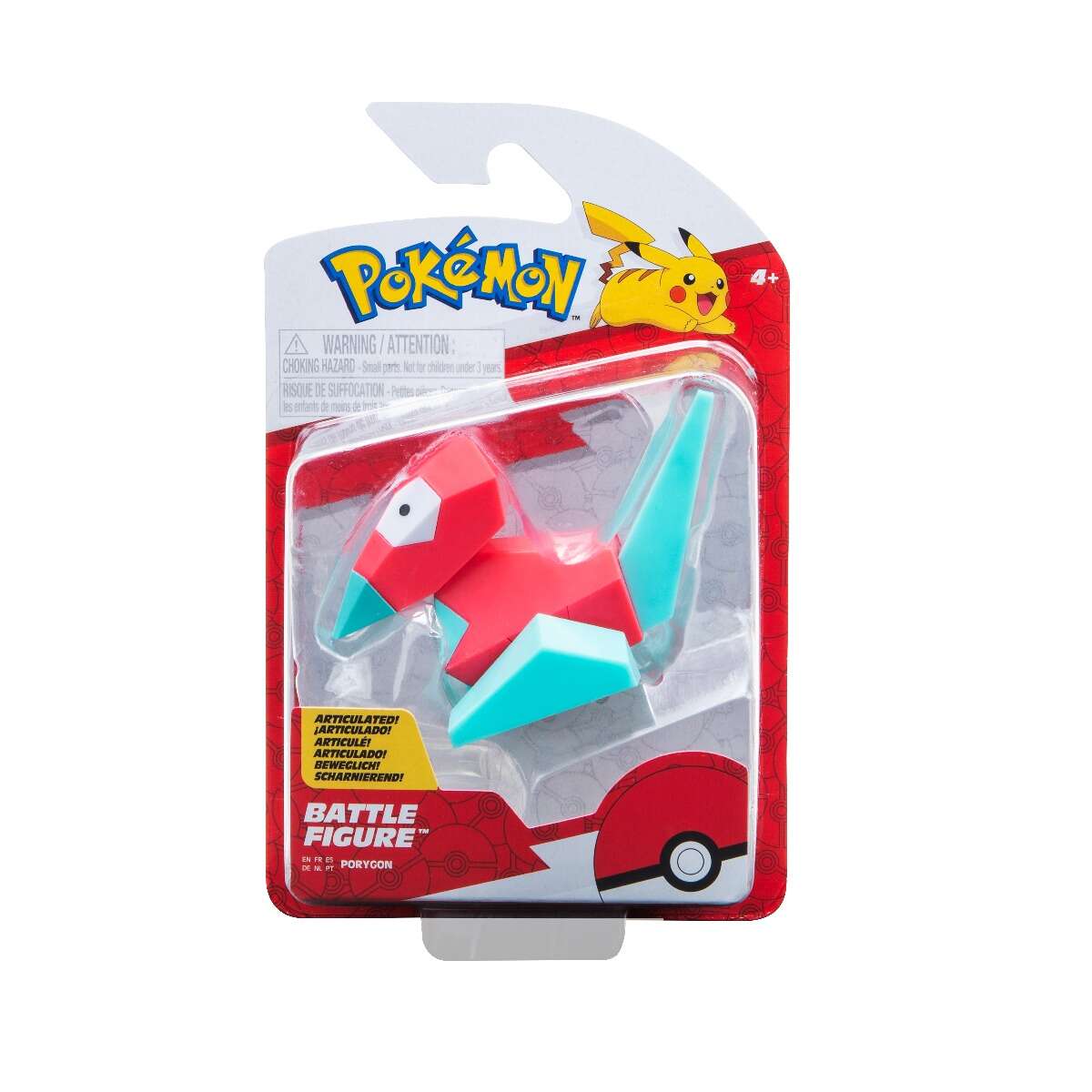 Pokemon - pachet figurine de actiune, (porygon & stand), 2 buc