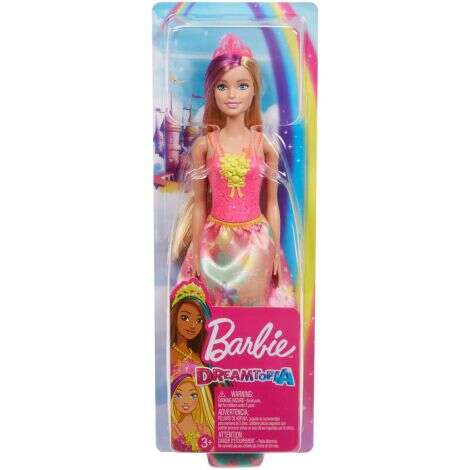 Barbie Papusa Printesa Dreamtopia Cu Coronita Roz