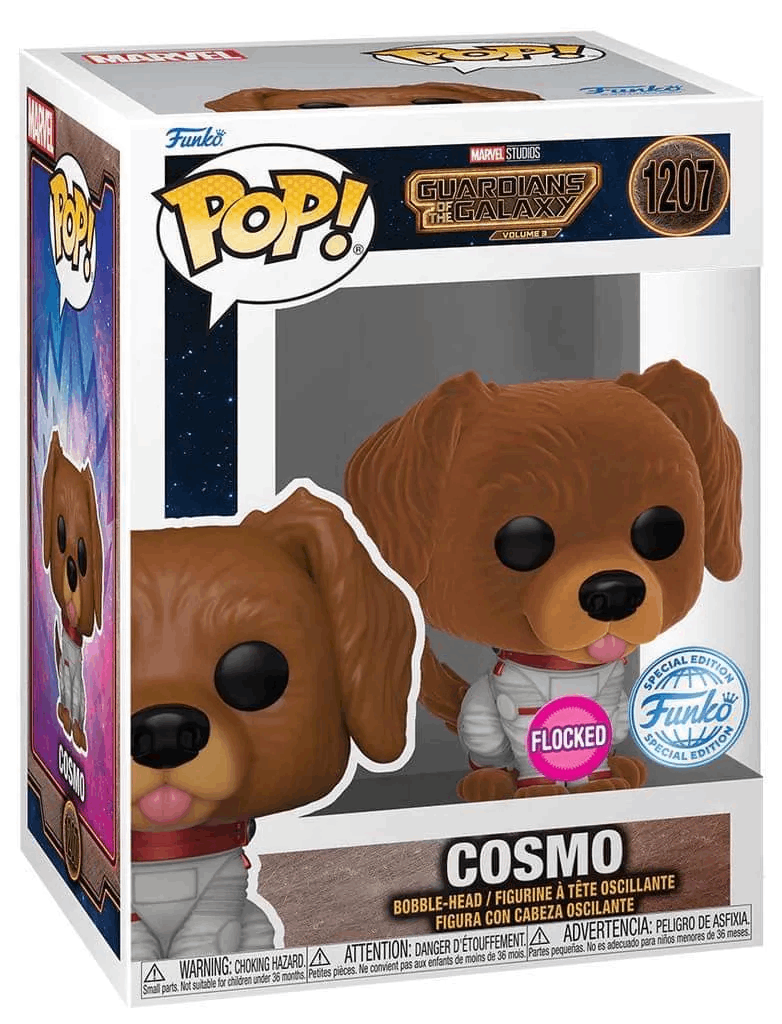 Figurina - Guardians of the Galaxy 3 - Cosmo - Flocked | Funko
