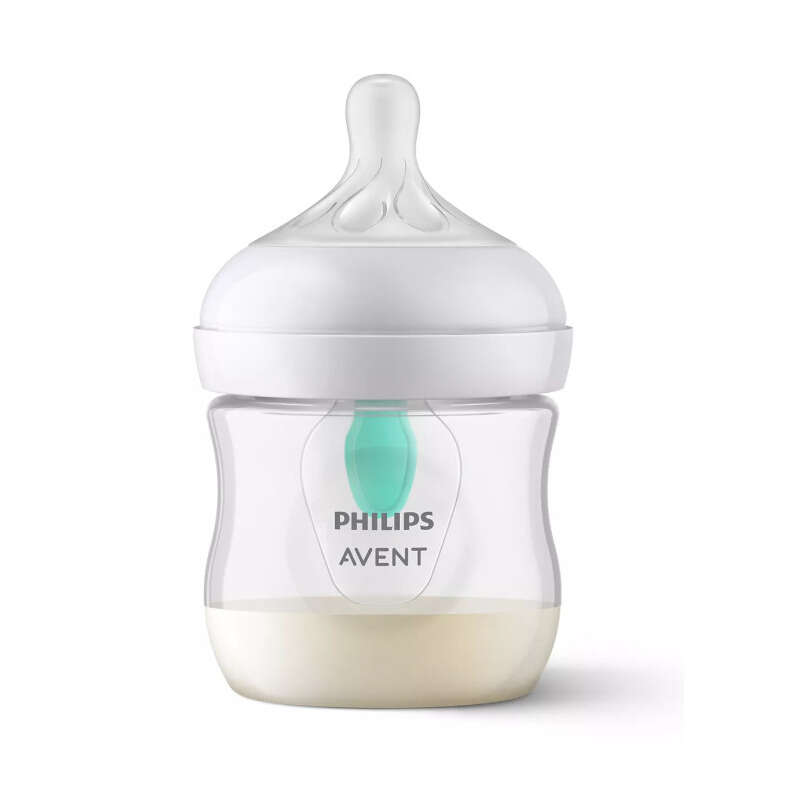 Philips Avent - Biberon Natural Response, Cu supapa AirFree, 0 luni+, 125 ml, Fara BPA, Anticolici, Alb