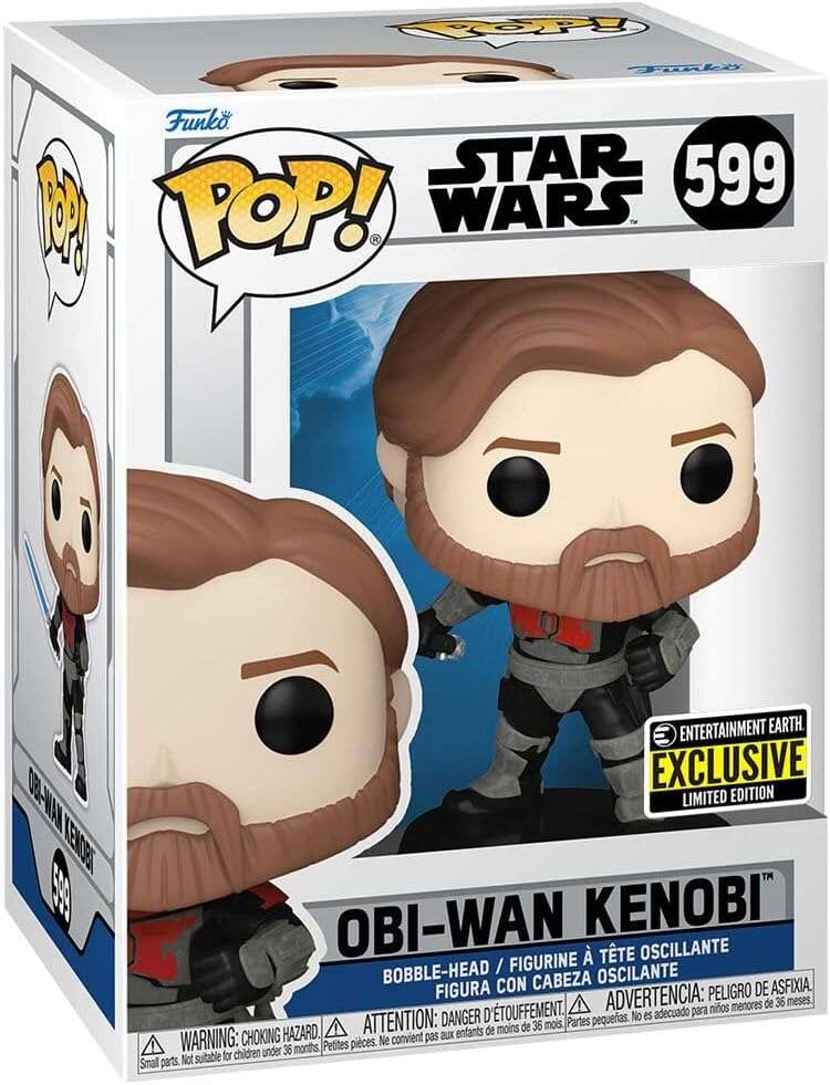Figurina - Star Wars - The Clone Wars - Obi-Wan Kenobi | Funko