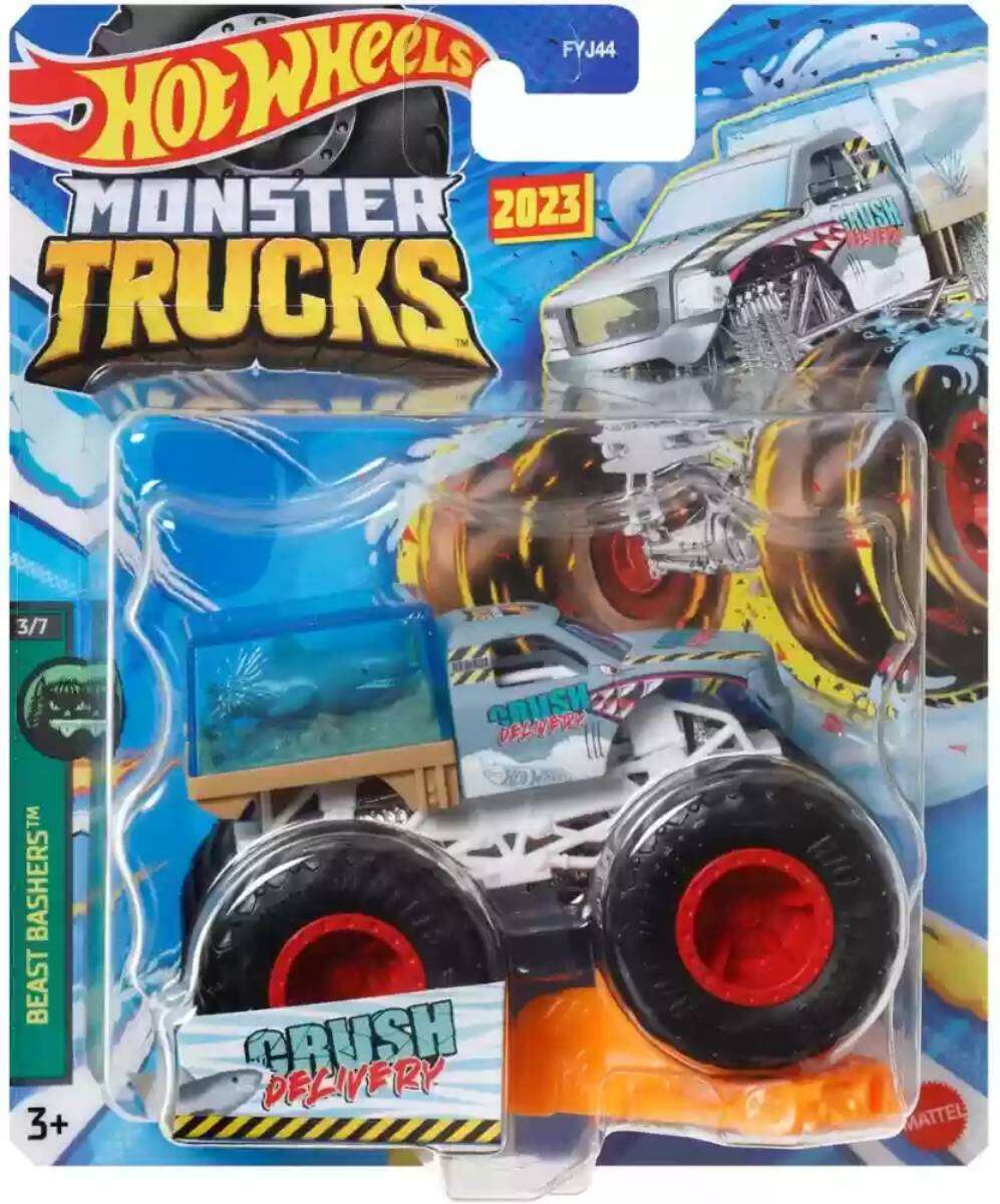 Masinuta Hot Wheels Monster Truck, Crush Delivery, HKM42