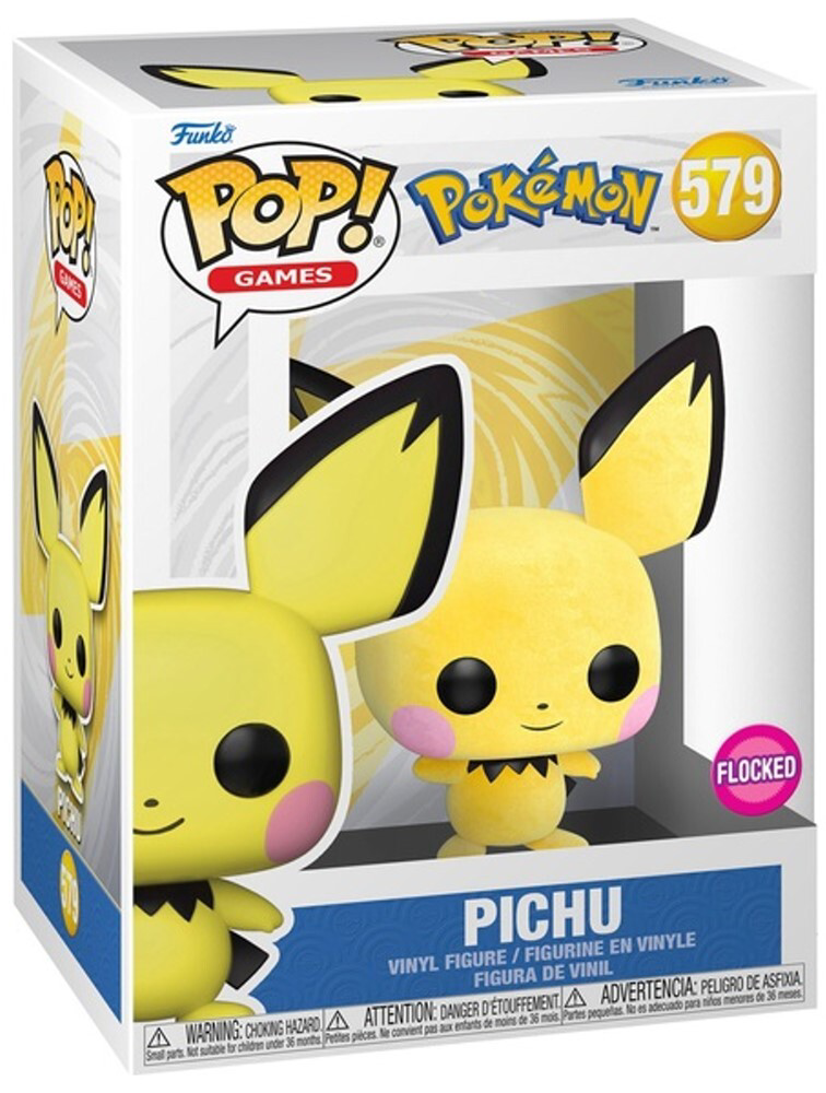 Figurina - Flocked - Pokemon - Pichu | Funko