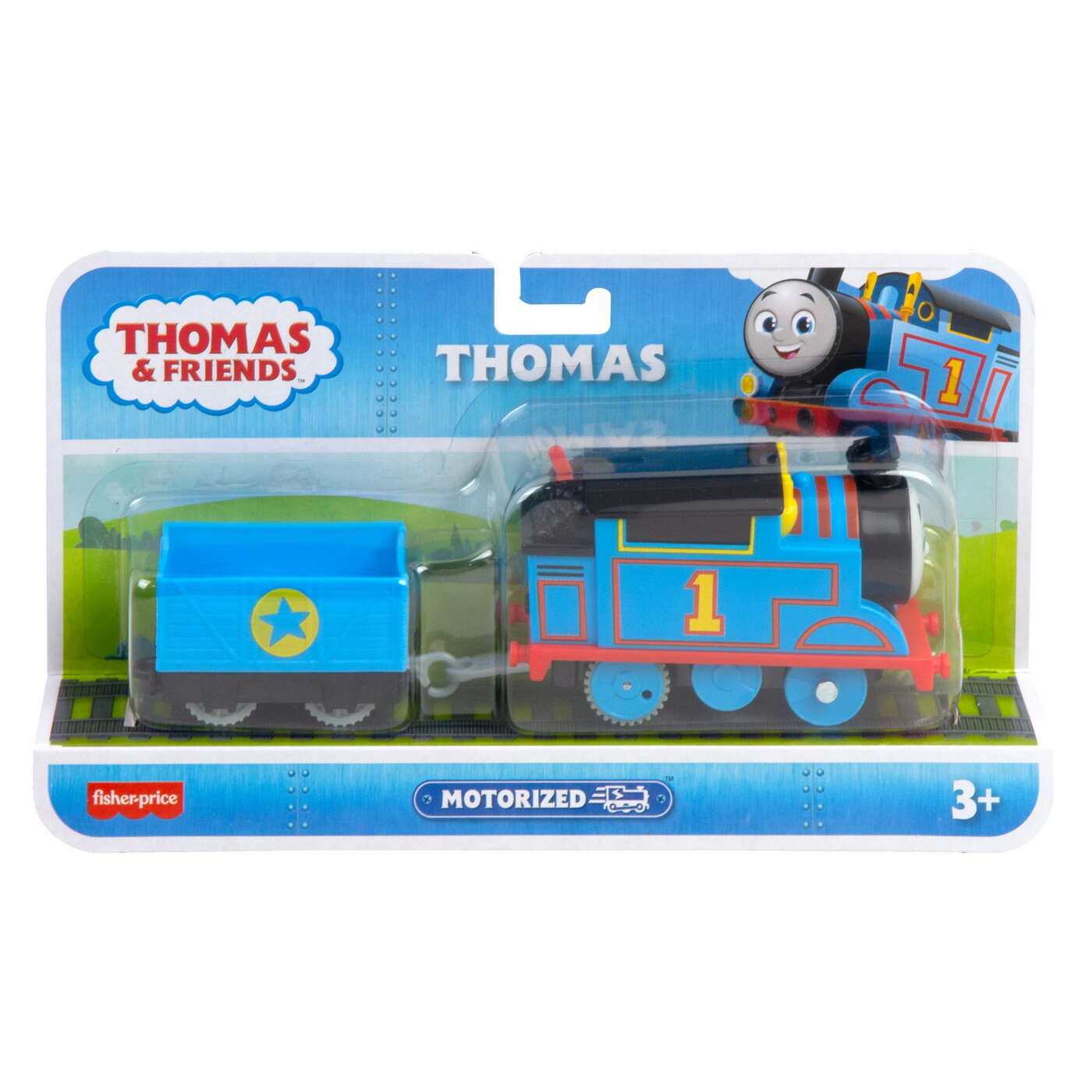 Jucarie - Thomas Locomotiva Motorizata Thomas cu Vagon | Fisher-Price