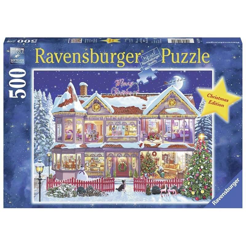 Ravensburger - Puzzle - Casa de Craciun, 500 piese