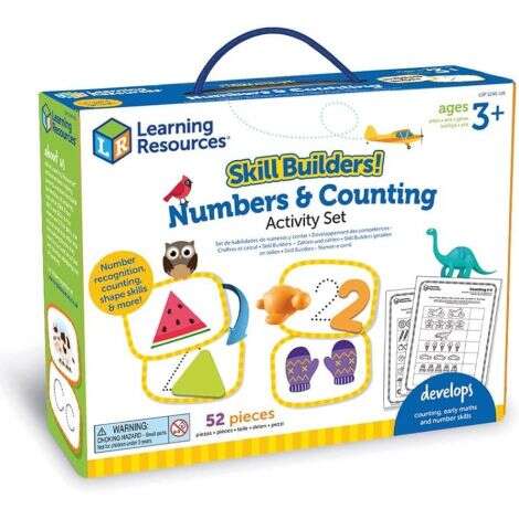 Set activitati educative Invat sa numar pentru copii de 3 -7 ani, 52 piese Learning Resources LSP1245-UK