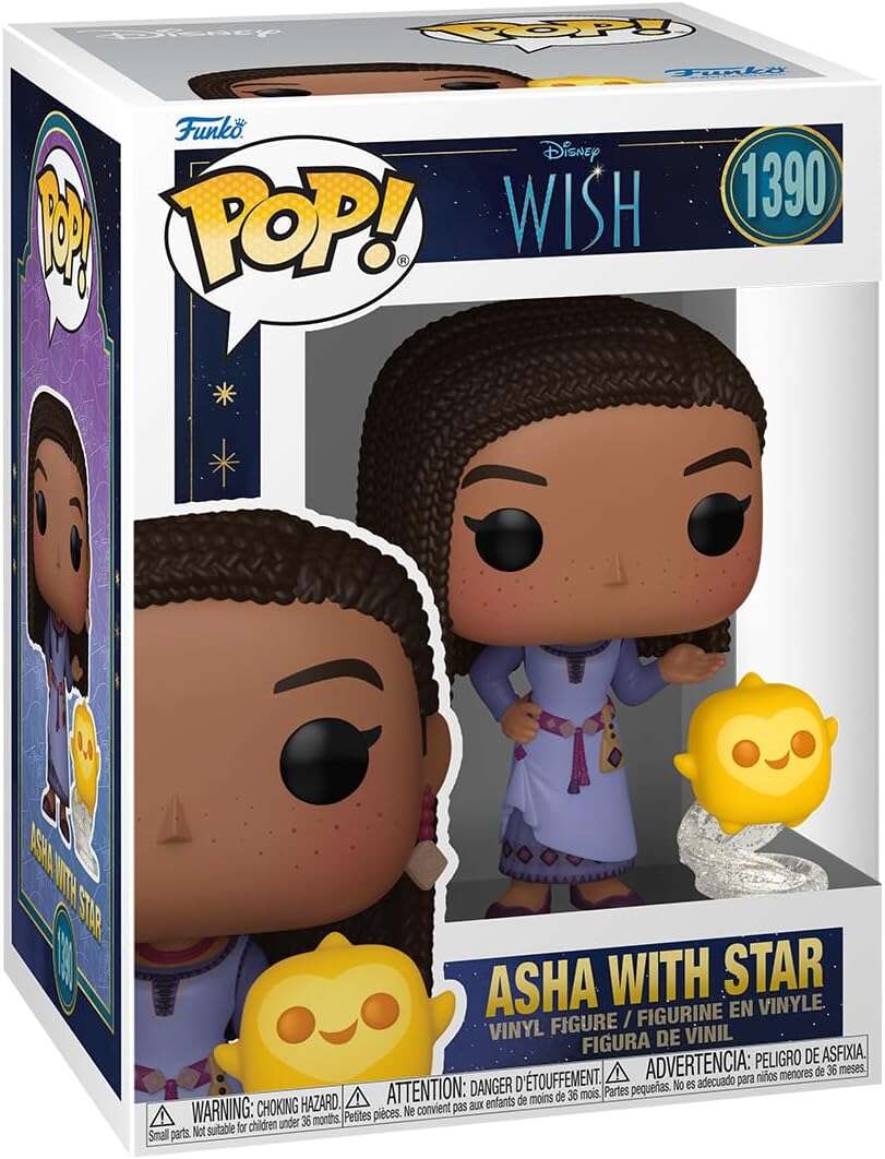 Figurina - Pop! - Disney Wish: Asha With Star | Funko