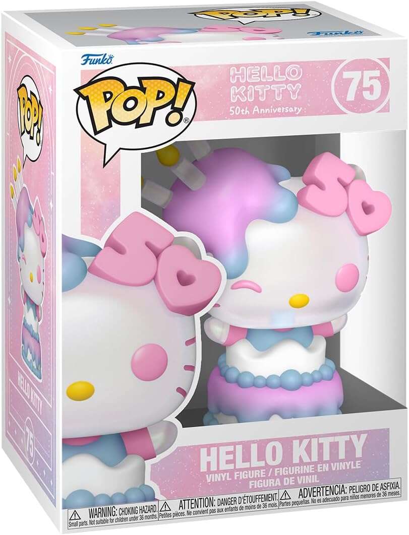 Figurina - Pop! Hello Kitty 50th: Hello Kitty In Cake | Funko