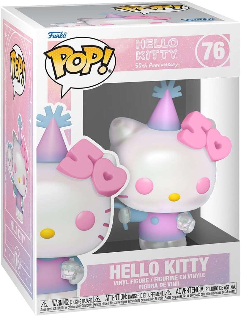 Figurina - Pop! Hello Kitty 50th: Hello Kitty with Balloons | Funko
