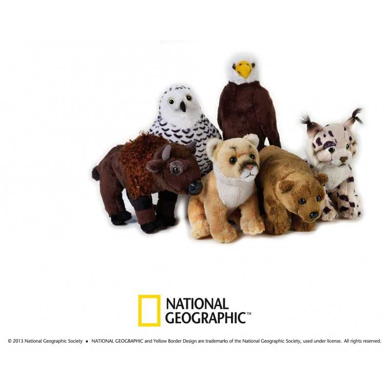 Jucarie din plus National Geographic animal din America de Nord 18 cm